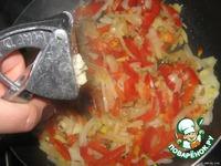 Блинчики с курицей и овощами в сливочно-сырном соусе ингредиенты