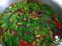 Вегетарианский суп со шпинатом и свеклой ингредиенты