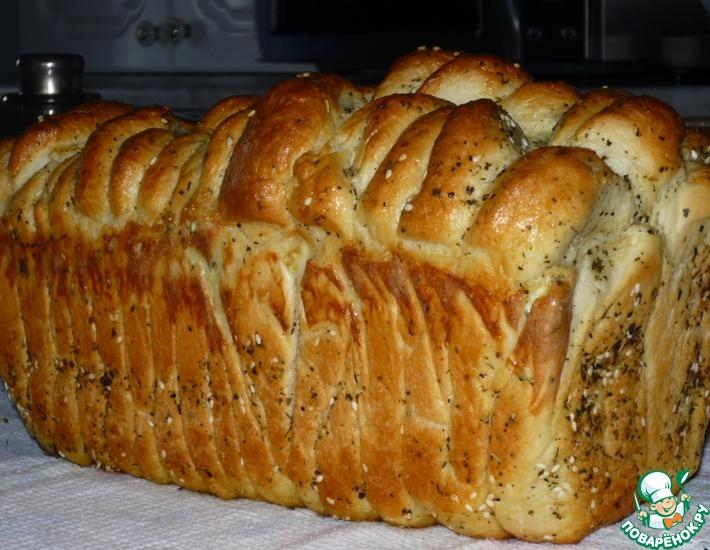 Рецепт: Сербский хлеб Погачице на топленом молоке