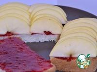 Яблочно-малиновый десерт с яичным кремом ингредиенты