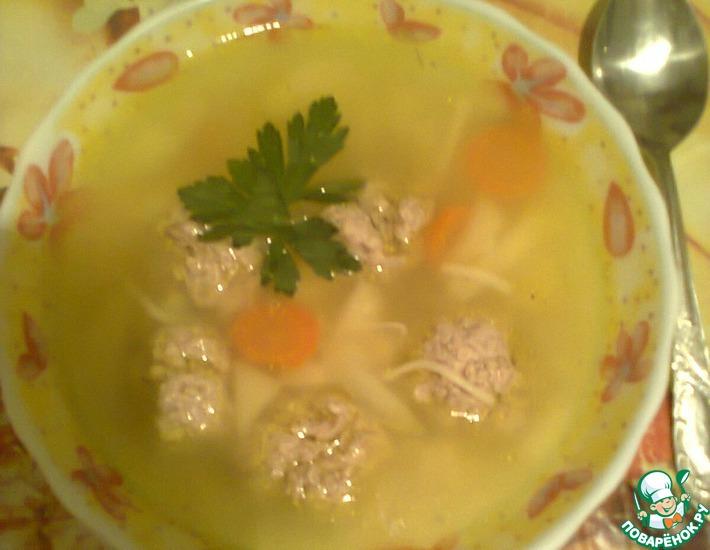 Рецепт: Суп с фрикадельками