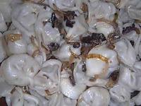 Пельмени, запеченные с грибами в соусе ингредиенты