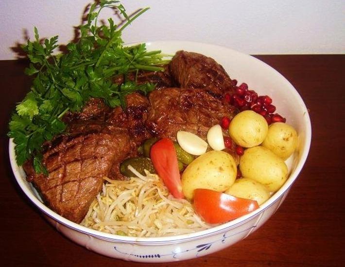 Рецепт: Мясо Иллюзия гриля