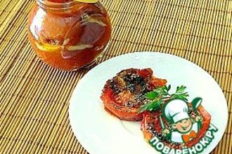 Рецепт: Вяленые томаты из микроволновки