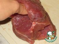 Мясо в «Чепчике» с кабачками ингредиенты