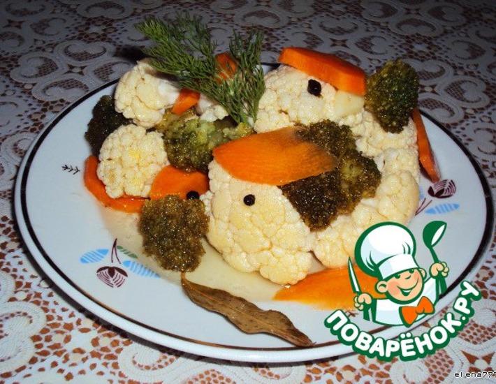 Рецепт: Маринованная закуска Хороша капустка... 