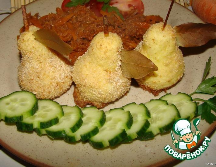 Рецепт: Гарнир из картофеля Груши