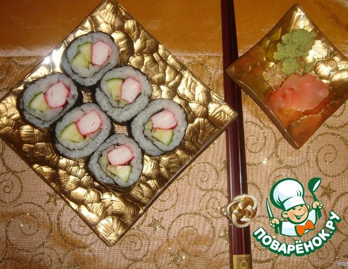 Рецепт: Маки-суши в домашних условиях