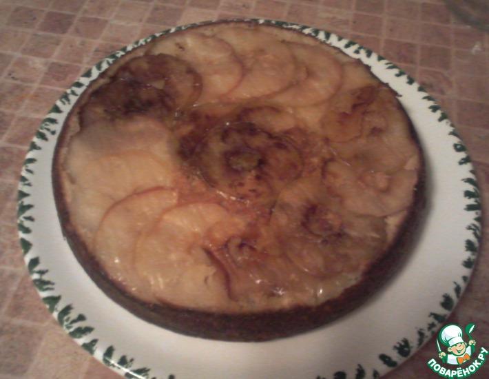 Рецепт: Пирог с творогом и яблоками