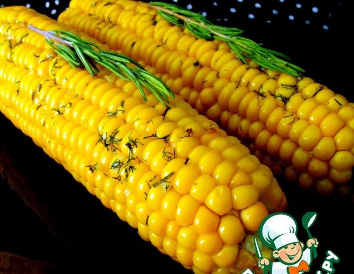 Рецепт: Кукуруза в ароматическом масле
