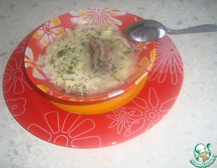 Рецепт: Суп-лапша из гуся в МВ