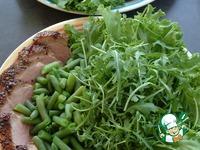 Салат из утки со стручковой фасолью и рукколой ингредиенты
