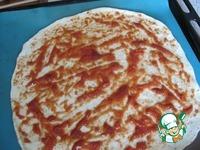 Пицца с моцареллой и сладким соусом чили ингредиенты