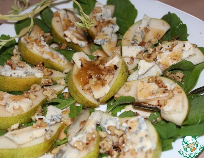 Рецепт: Салат из груши с заправкой Винегрет