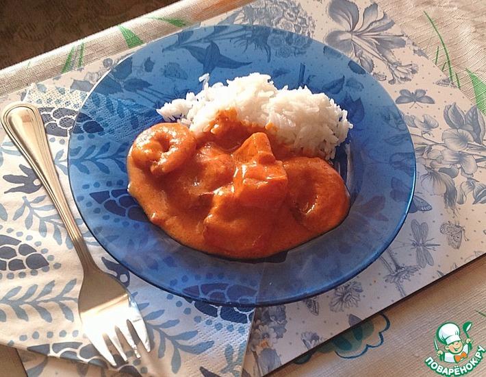Рецепт: Креветки карри по-тайски (thai red curry prawns)