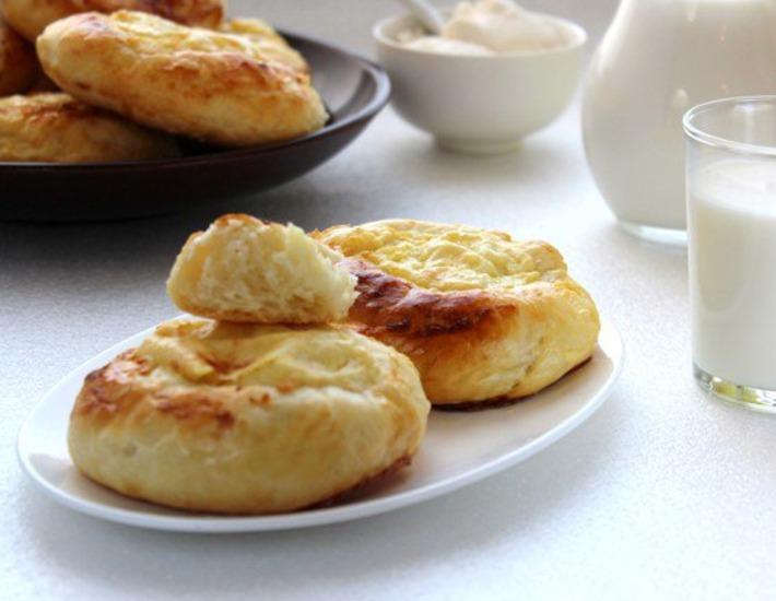 Рецепт: Уральские шаньги с картофелем