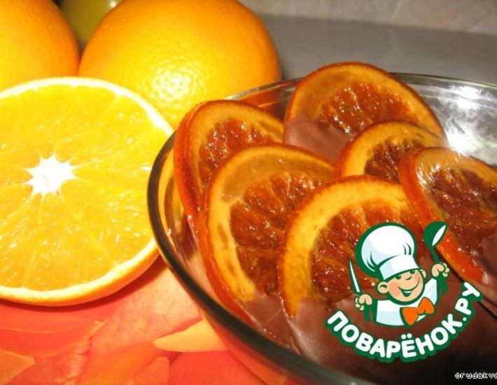 Рецепт: Карамелизованный апельсин