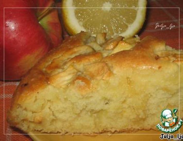 Рецепт: Яблочно-медовый пирог