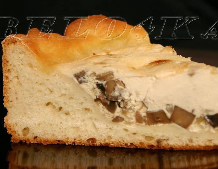 Рецепт: Пирог сырно-грибной Нежный
