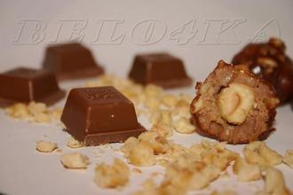 Рецепт: Конфеты Шоколадно-ореховое безумие