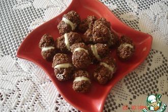 Рецепт: Шоколадное печенье Поцелуйчики