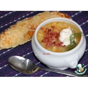 Картофельный суп-толчeнка с квашеной капустой