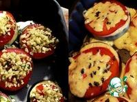 Баклажаны, запечённые с томатами под сыром ингредиенты