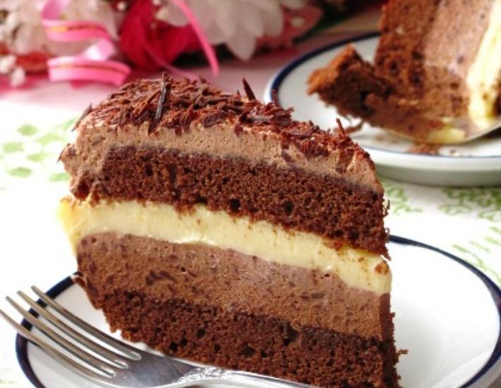 Рецепт: Шоколадно-лимонный торт