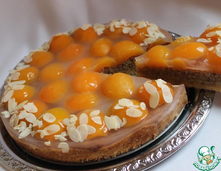 Рецепт: Миндально-абрикосовый торт