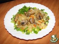 Картофель, тушенный с грибами ингредиенты