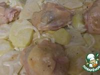Запеченный картофель с куриными бедрышками ингредиенты