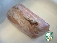 Запеченная свиная вырезка под хлебной корочкой ингредиенты