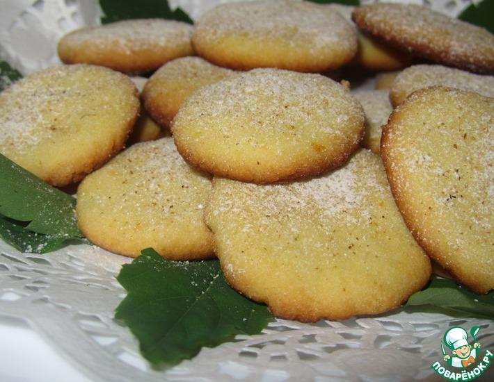 Рецепт: Имбирное печенье с лимоном