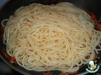 Спагетти с хвостами креветок ингредиенты