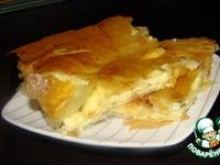 Сырный пирог из теста фило ингредиенты