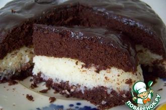 Рецепт: Шоколадно-кокосовый торт