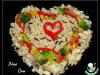Треска с овощами и диким рисом "Горячие сердца" ингредиенты