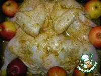 Жареная курочка с печеными яблоками ингредиенты