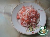 Блины с салатом из морепродуктов ингредиенты