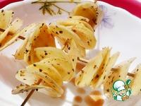 Картофельные чипсы на шпажках в микроволновке ингредиенты