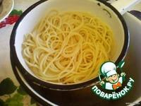 Творожная бабка со спагетти ингредиенты