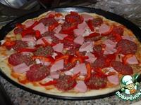 Пицца с курицей и пицца с салями ингредиенты