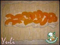 Слоеная плетенка творожно-персиковая ингредиенты