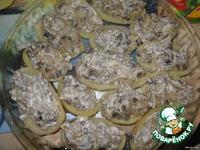 Картофельные лодочки с грибами ингредиенты