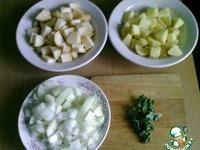 Тушeные овощи с репой ингредиенты