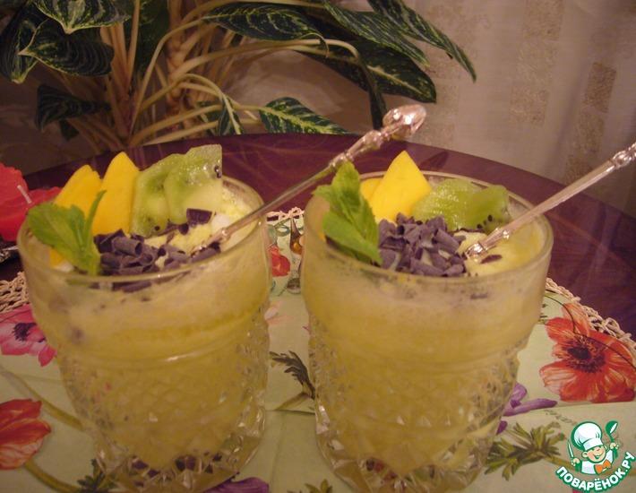 Рецепт: Мусс из манго и киви