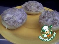 Картофельные лодочки с мясом и грибами ингредиенты