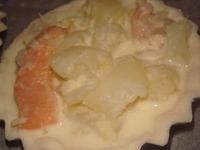 Киш-пирог картофельно-лососевый ингредиенты