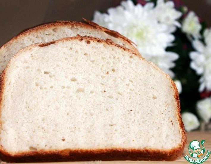 Рецепт: Белый хлеб на закваске без дрожжей