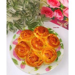 Пирог с курагой и апельсиновым ароматом Букет роз